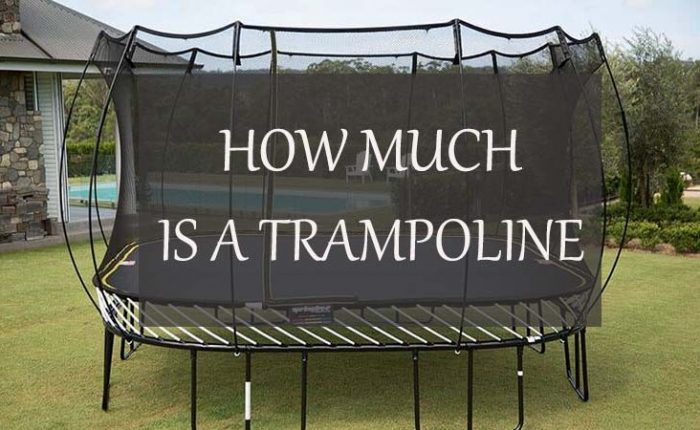 How Much Does A Trampoline Cost?