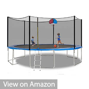 AMGYM Trampoline Safety Enclosure Net