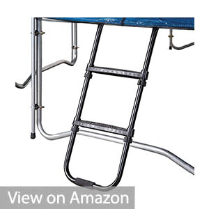 Pure Fun Trampoline Accessory: Trampoline Ladder with 2 Platform Steps